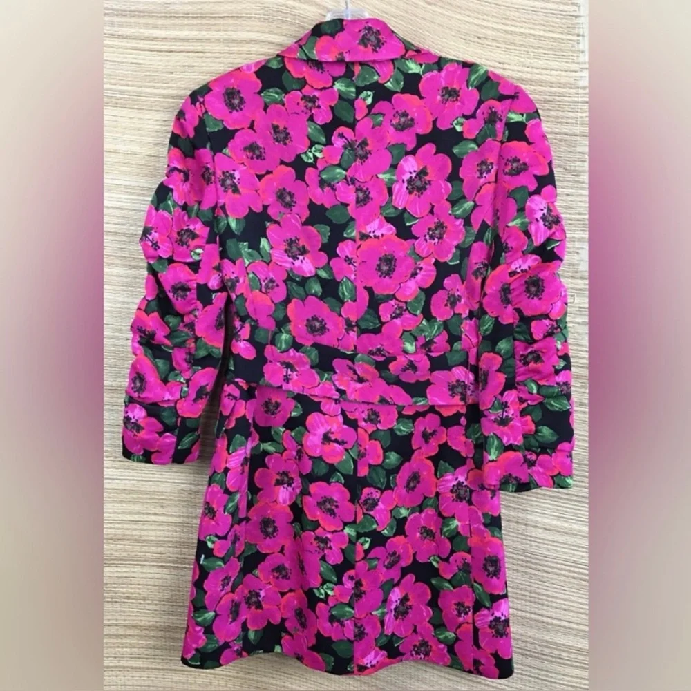 Zara Floral Blazer Dress